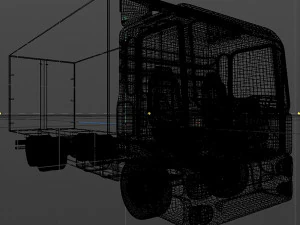 light-duty truck box model 3D Model