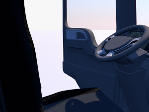 truck with sides and stands Modelo 3D