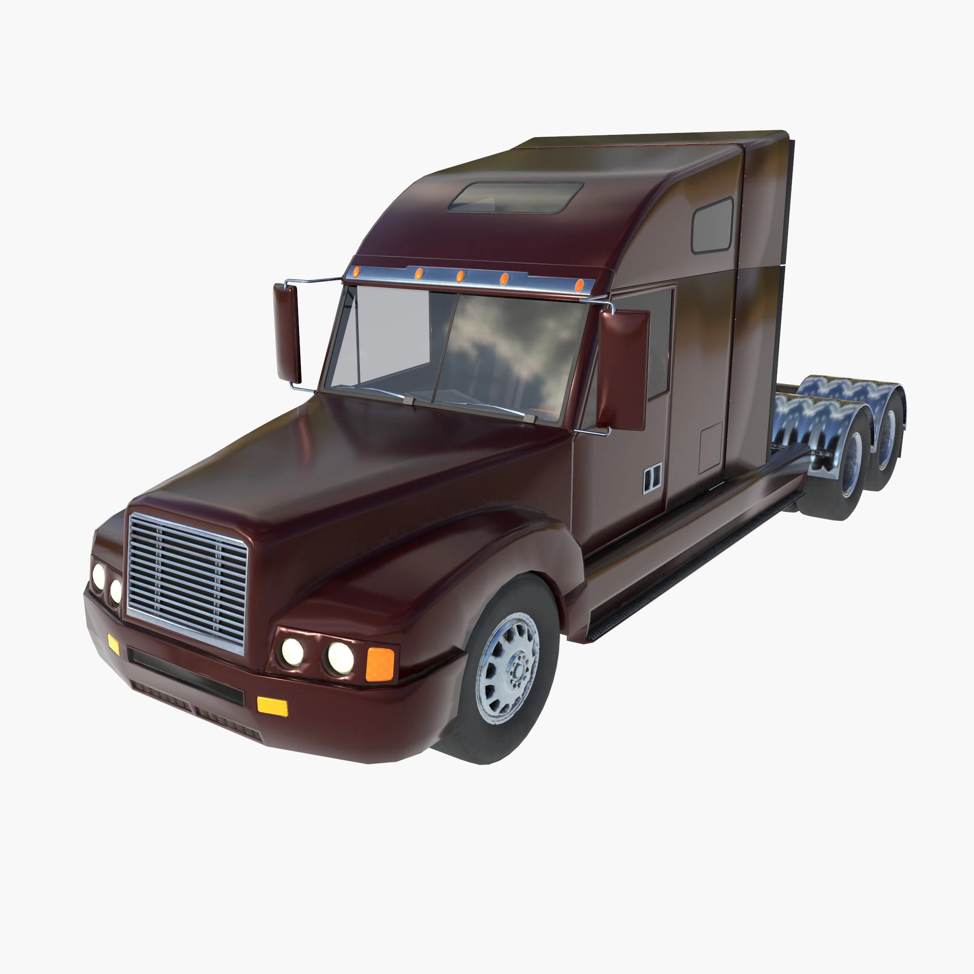 Freightliner century 3D Model .c4d .max .obj .3ds .fbx .stl .blend 