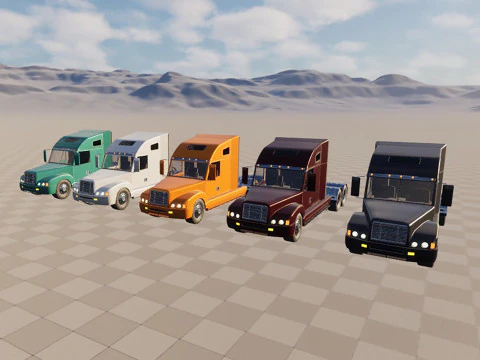 Freightliner century 3D Model