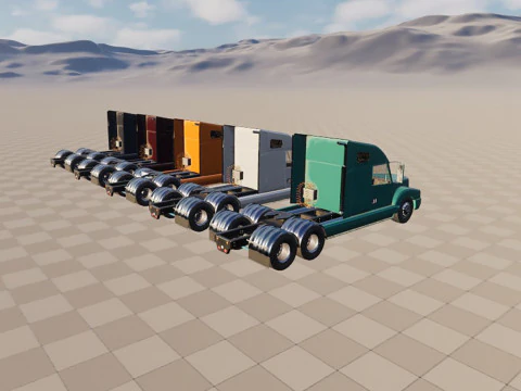 Freightliner century 3D Model