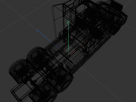 Freightliner century 3D Model
