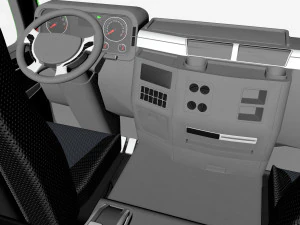 open body truck 3D Model