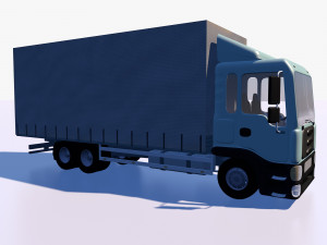 awning cargo truck 3D Модель