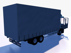awning cargo truck 3D Модель