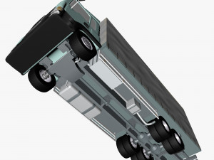 awning cargo truck 3D Модель