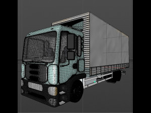 awning cargo truck 3D Модель