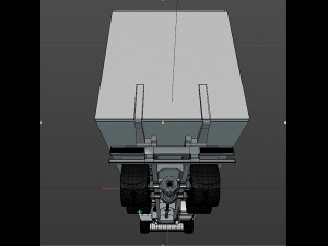 awning cargo truck 3D Модель