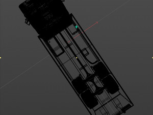 awning cargo truck 3D Модель