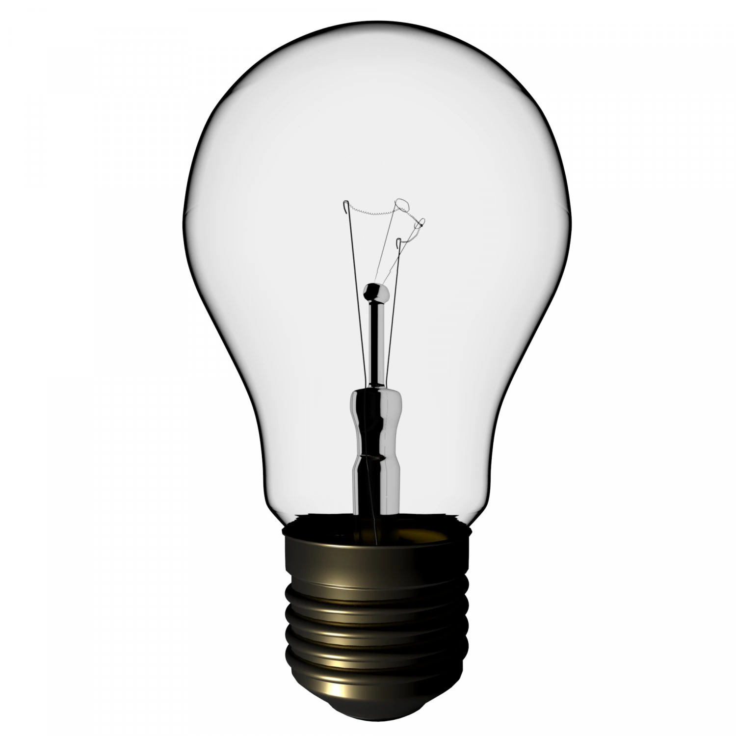 incandescent lamp 3D Model .c4d .max .obj .3ds .fbx .stl .blend