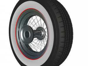spoke wheel 30s v2 3D Model