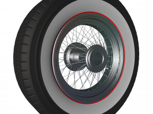 spoke wheel 30s v2 Model 3D