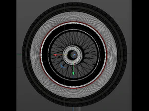 spoke wheel 30s v2 3D Model