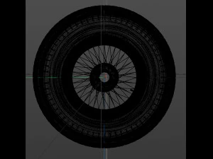 spoke wheel 30s v2 3D Model