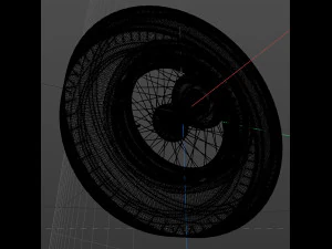spoke wheel 30s v2 3D Model