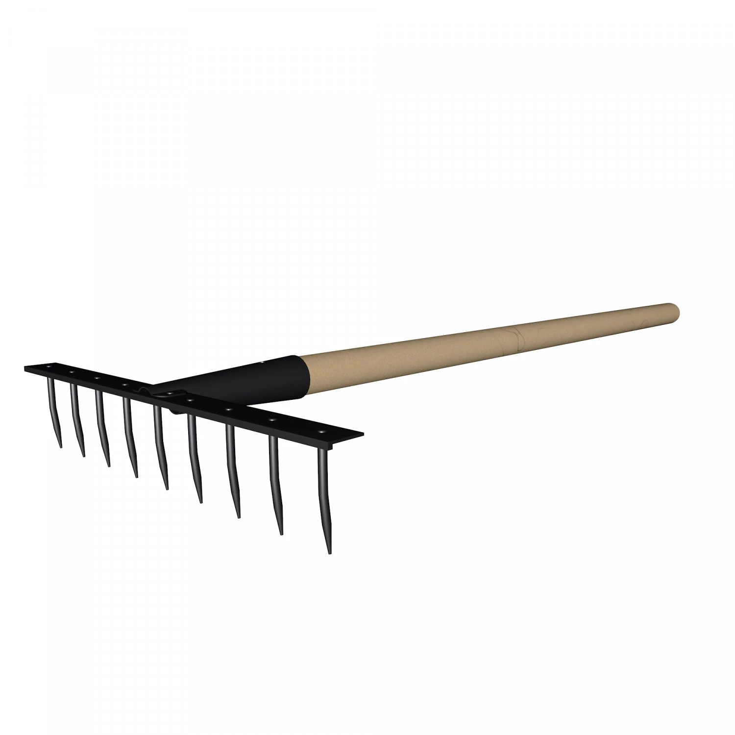 rake 3D Model .c4d .max .obj .3ds .fbx .stl .blend 