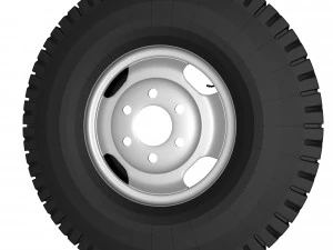rueda de cami&oacute;n Modelo 3D