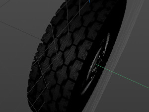 truck wheel 3D Model