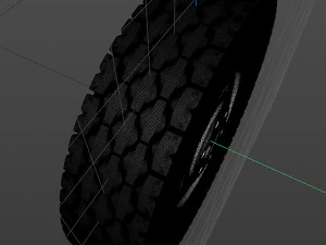 rueda de cami&oacute;n Modelo 3D