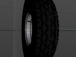 truck wheel 3D Model