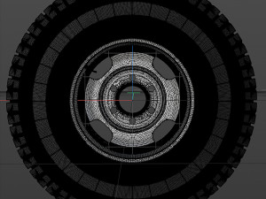 truck wheel 3D Model