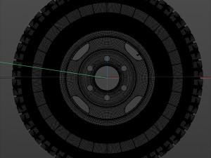 truck wheel 3D Model
