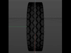 rueda de cami&oacute;n Modelo 3D