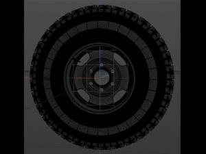 truck wheel 3D Model