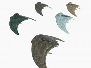 Military glider 3D 模型