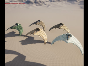 Military glider 3D 模型