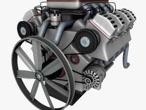car engine 3D Model