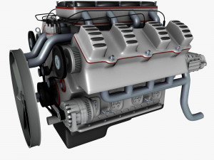 car engine Modèle 3D