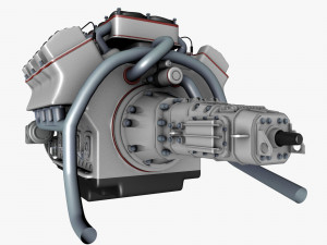 car engine Modèle 3D