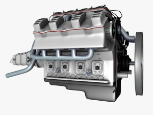 car engine Modèle 3D