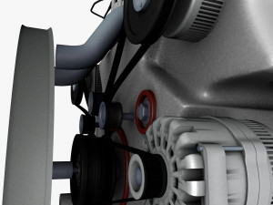 car engine Modèle 3D