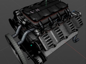 car engine Modèle 3D