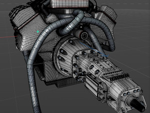 car engine Modèle 3D