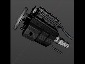 car engine Modèle 3D