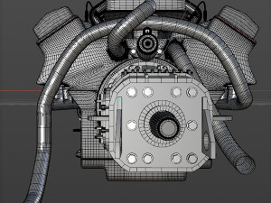 car engine Modèle 3D