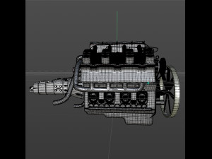 car engine Modèle 3D