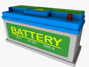 car accumulator 3D Model