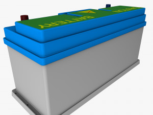 car accumulator Model 3D