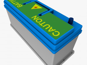 car accumulator Model 3D