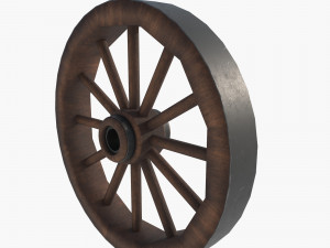 Nova wood wheel 3Dモデル
