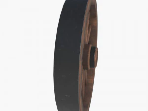 Nova wood wheel 3D Model