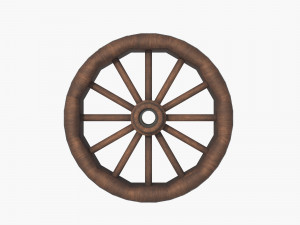 Nova wood wheel 3Dモデル