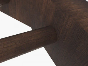 Nova wood wheel 3D Model