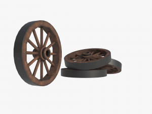 Nova wood wheel 3Dモデル