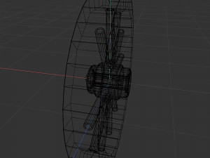 Nova wood wheel 3Dモデル