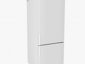 white fridge Model 3D